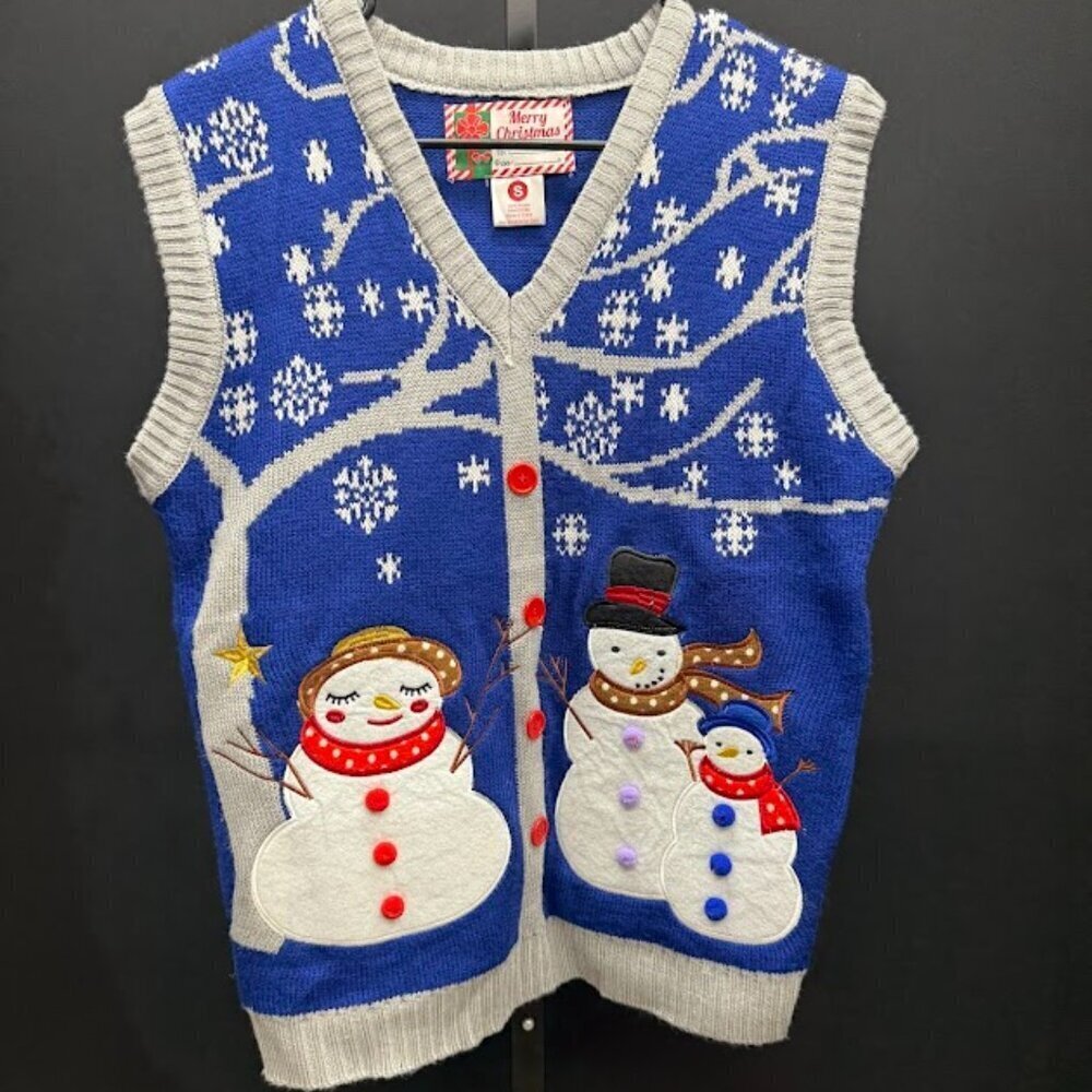 Snowman Christmas Sweater Vest